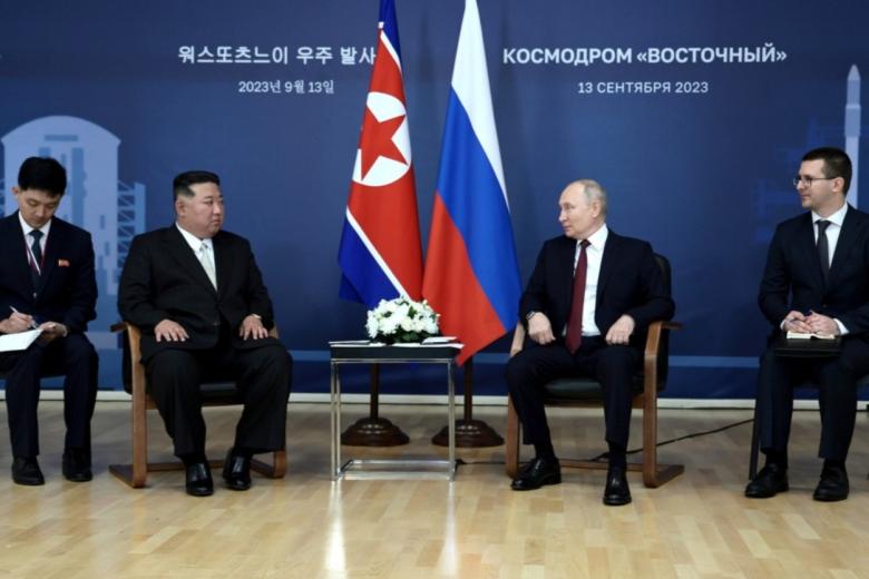Владимир Путин и Ким Чен Ын