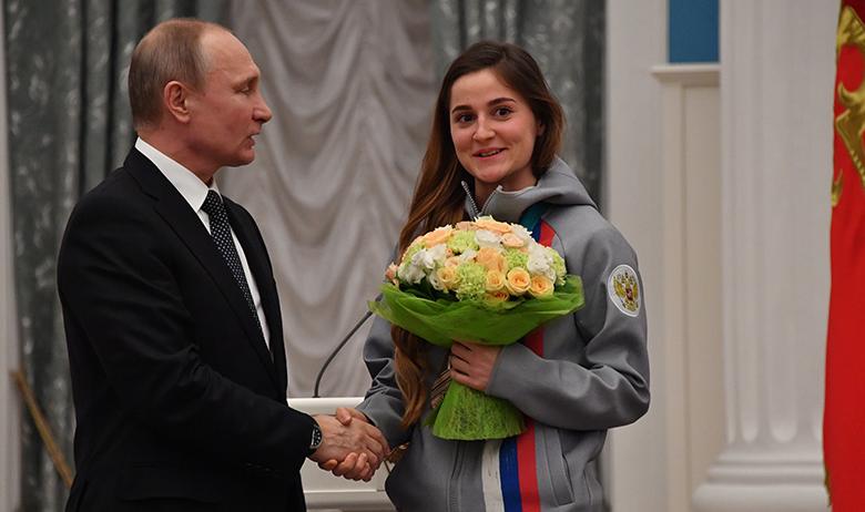 Владимир Путин и Юлия Белорукова