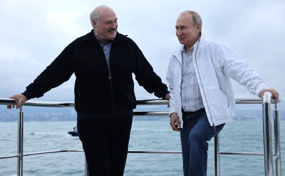 Александр Лукашенко и Владимир Путин