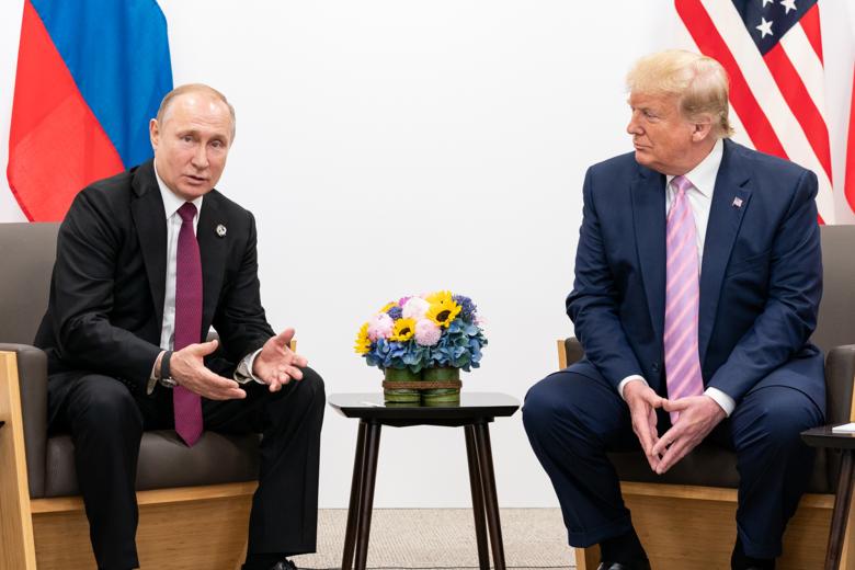 Владимир Путин и Дональд Трамп