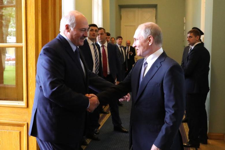 Александр Лукашенко и Владимир Путин