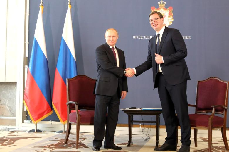 Владимир Путин и Александр Вучич