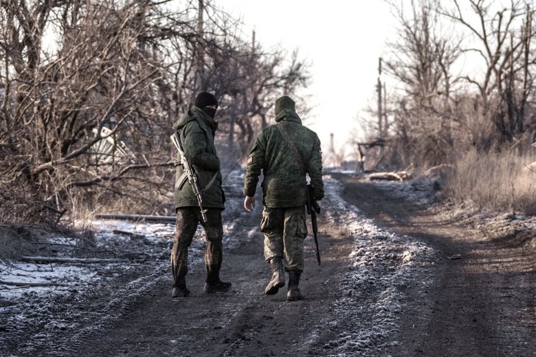 Военнослужащие ВС РФ в зоне проведения спецоперации