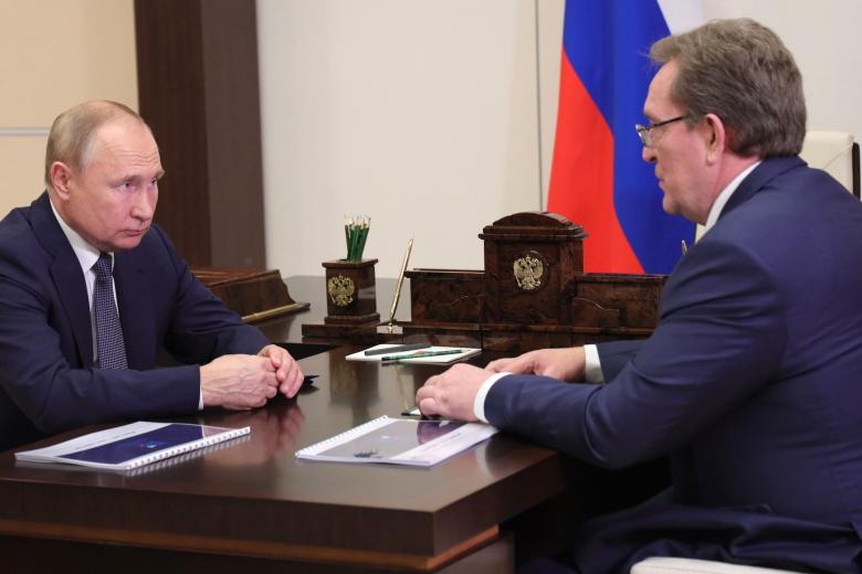 Владимир Путин и Павел Созинов