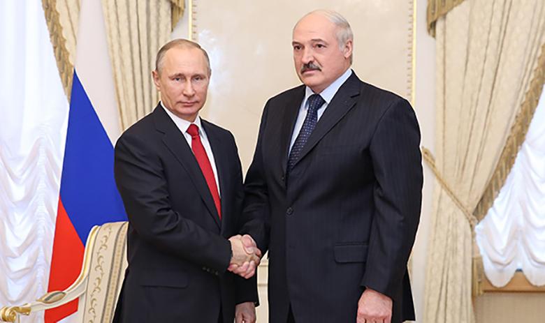 Владимир Путин и Александр Лукашенко