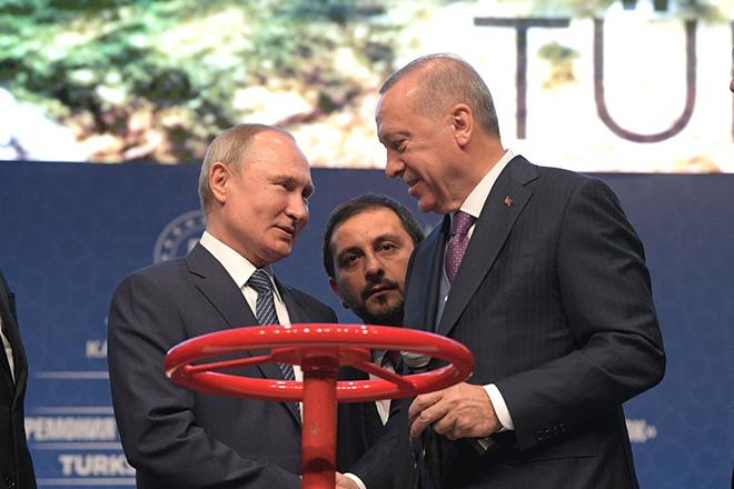 Владимир Путин и Реджеп Тайип Эрдоган