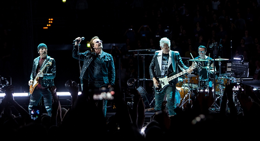 U2 (126,2 млн долларов, 927 034 проданных билета)