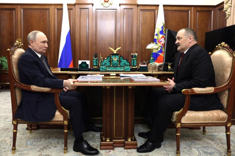 Владимир Путин и Сергей Меликов