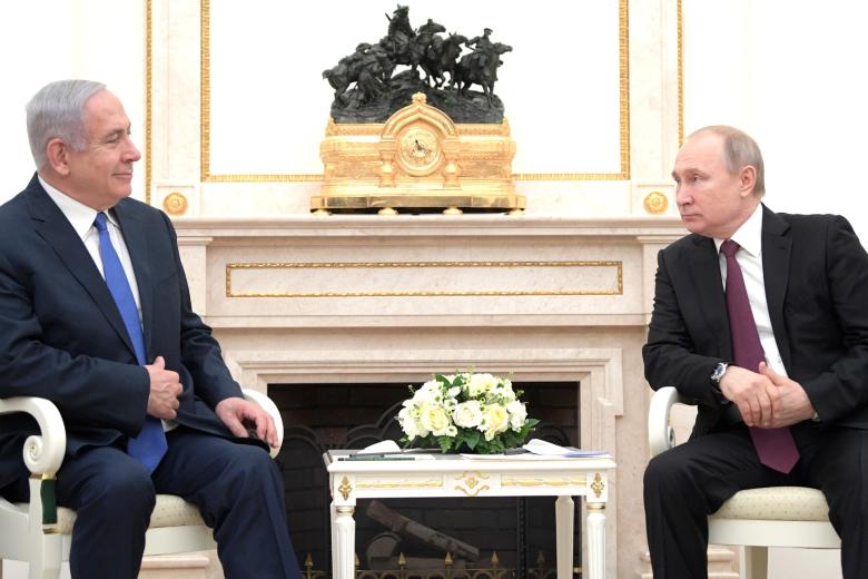  Биньямин Нетаньяху и Владимир Путин