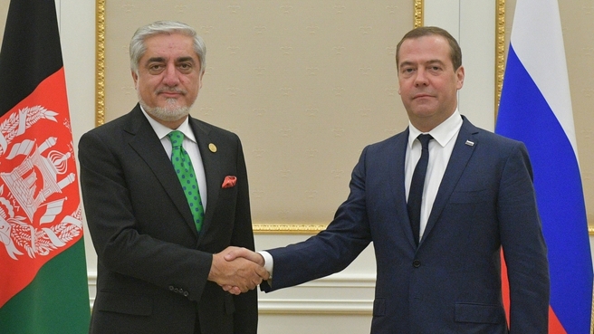 Абдулла Абдулла и Дмитрий Медведев