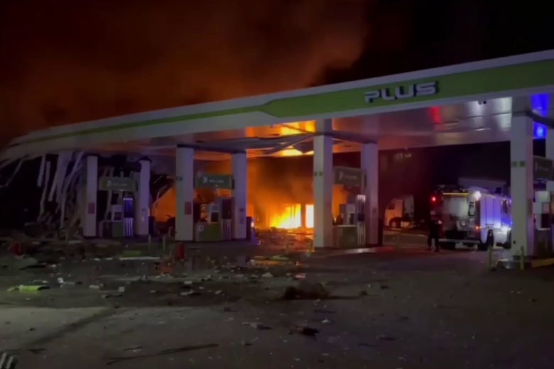 Взрыв на АЗС в Дагестане