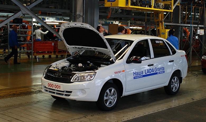 Сбор на заводе LADA Granta