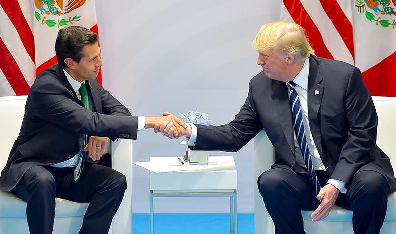 Энрике Пенья Ньето и Дональд Трамп