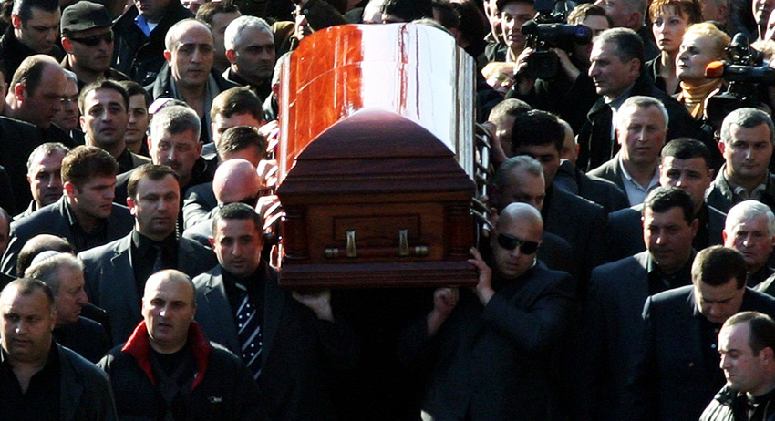 Похороны Бадри Патаркацишвили