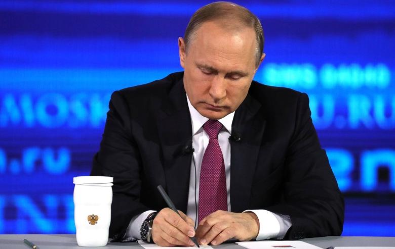 Президент РФ Владимир Путин