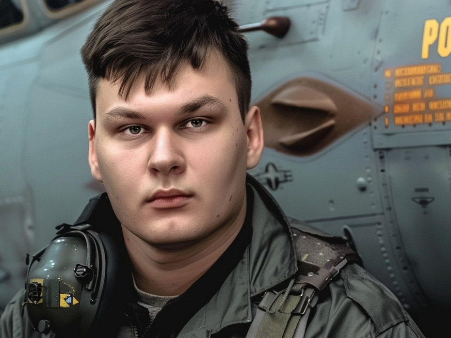 Летчик Максим Кузьминов в представлении ИИ