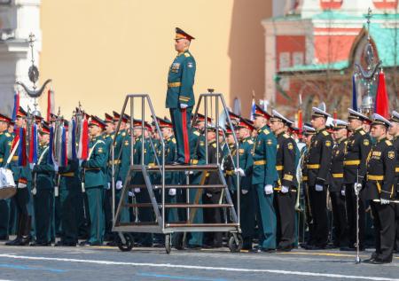 На Красной площади в Москве началась генеральная репетиция военного парада
