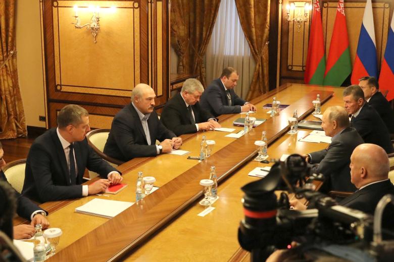 Александр Лукашенко и Владимир Путин