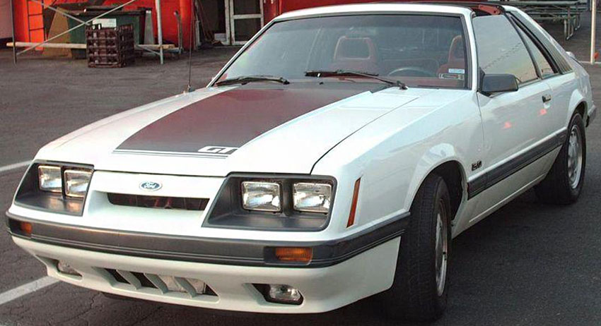 Ford Mustang GT, 1985–1986 гг. 