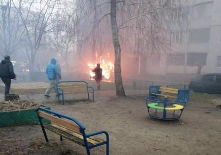 В Киевской области вблизи детского сада рухнул вертолет