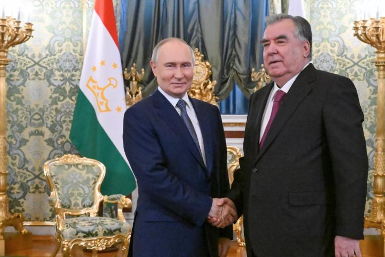 Владимир Путин и Эмомали Рахмон