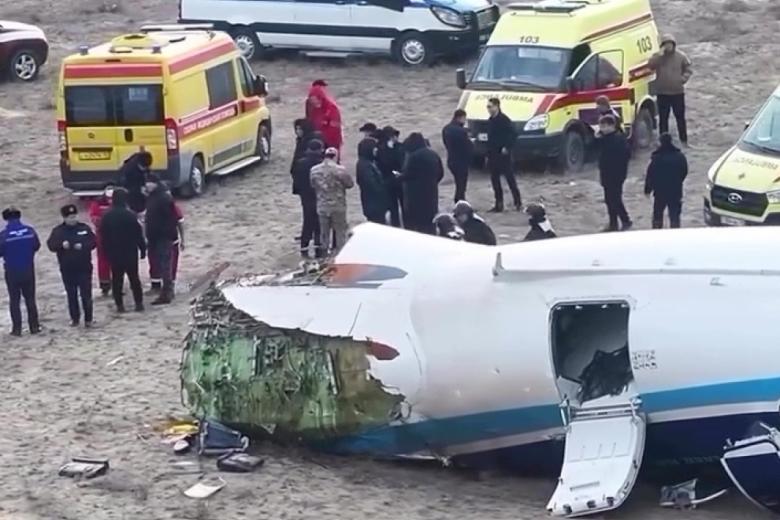 Крушение самолета под Актау