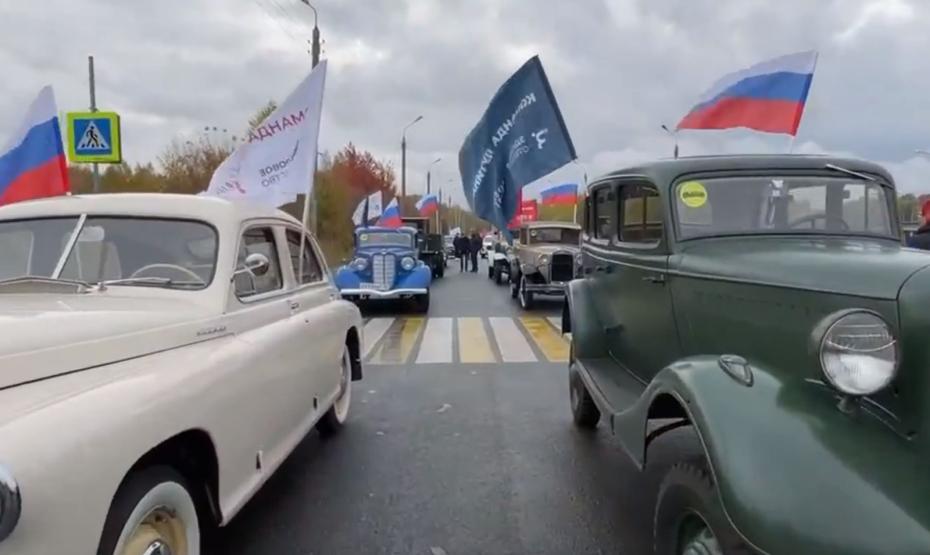 Пробег ретроавтомобилей в Казани
