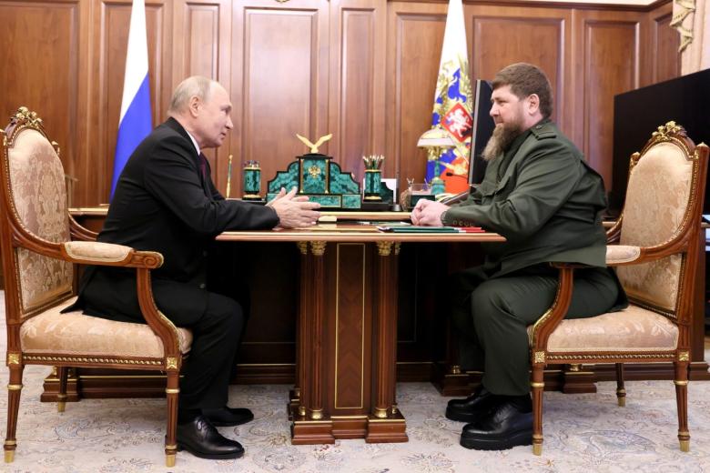 Владимир Путин и Рамзан Кадыров