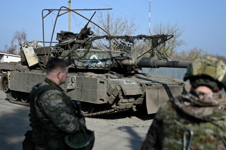 Подбитый танк М1 «Абрамс» ВСУ