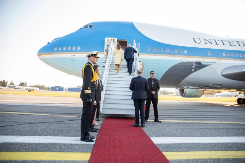 Мелания и Дональд Трамп
