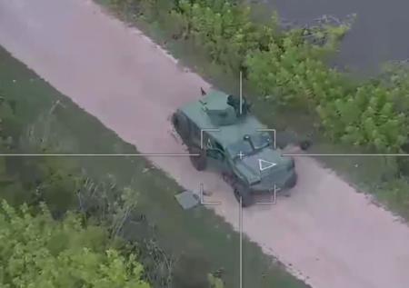 «Ланцет» уничтожил бронемашину Shield под Курском и попал на видео