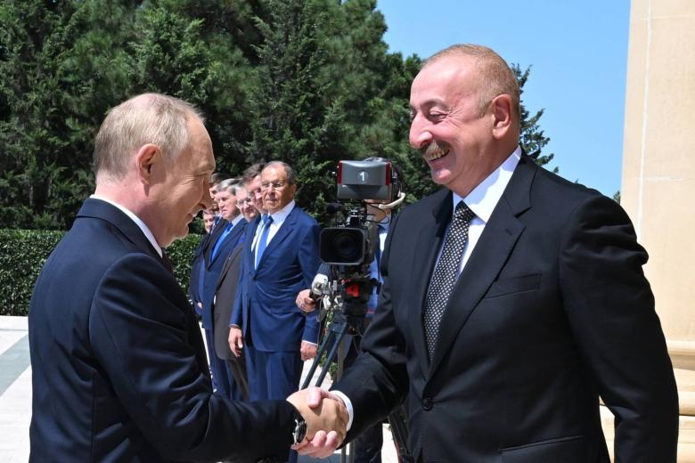 Владимир Путин и Ильхам Алиев