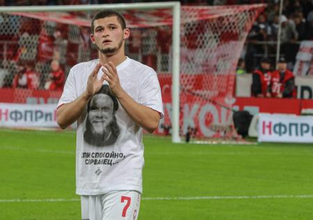 Футболиста «Спартака» Гулиева перевели во вторую команду