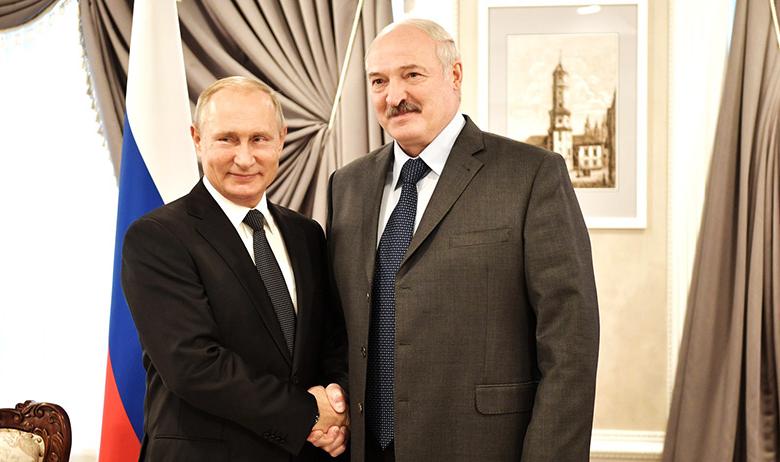Александр Лукашенко и Владимир Путин