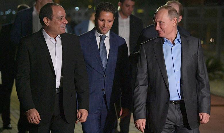 Президент России Владимир Путин и Абдель Фаттах ас-Сиси