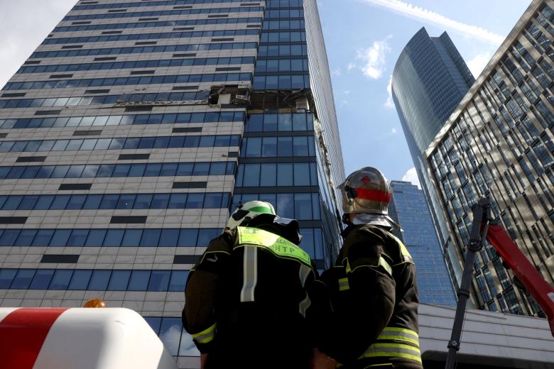 Последствия попытки атаки украинских беспилотников в Москве