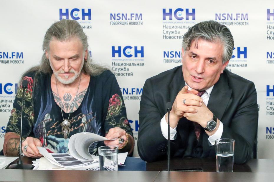 Эльман Пашаев на пресс-конференции на тему «Никита Джигурда. Новые факты в деле о многомиллионном наследстве»