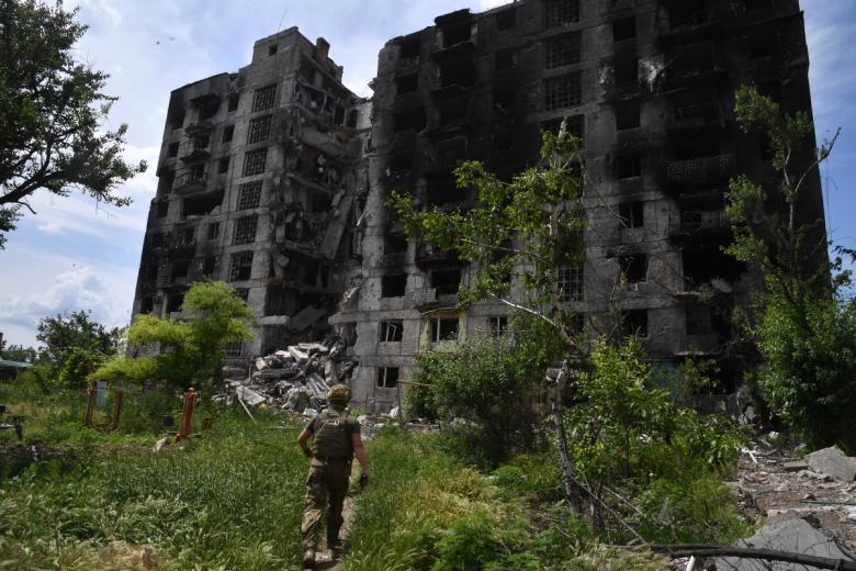 Военнослужащий ВС РФ на Артемовском тактическом направлении