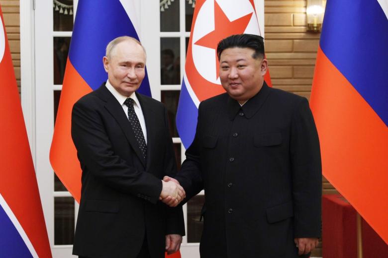 Владимир Путин и Ким Чен Ын