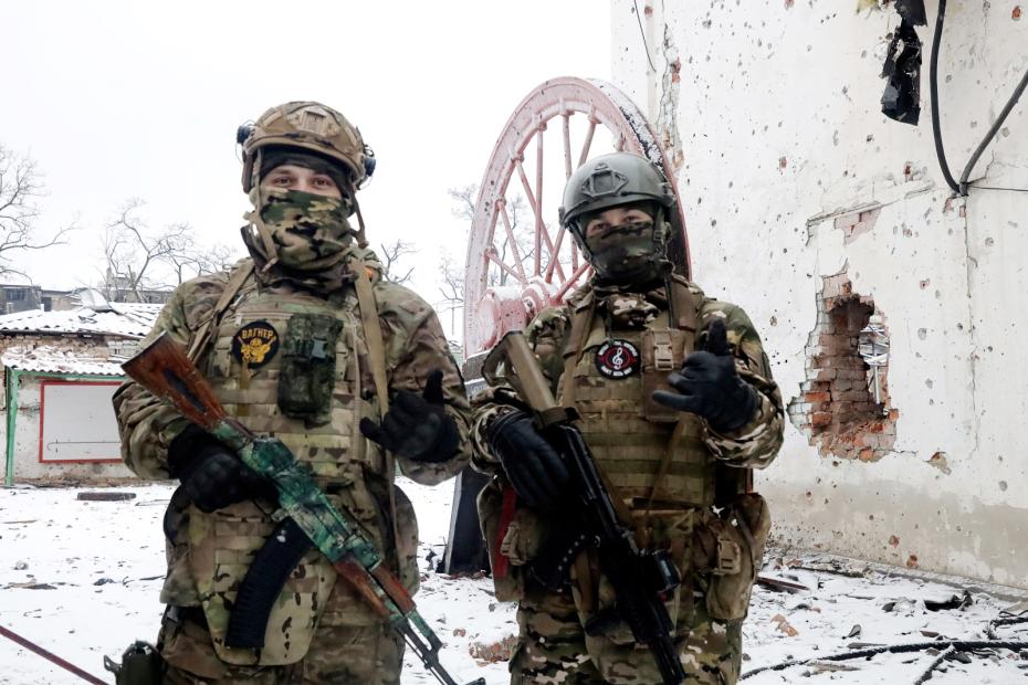 Бойцы ЧВК «Вагнер»