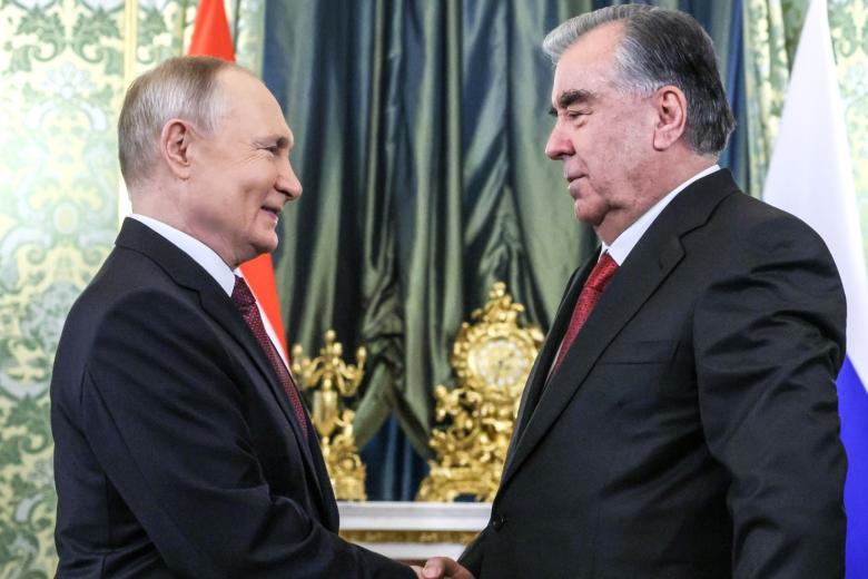 Владимир Путин и Эмомали Рахмон