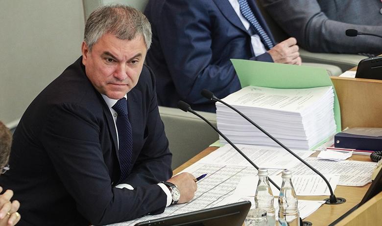 Спикер Госдумы Вячеслав Володин