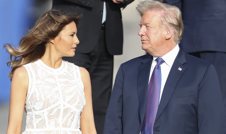 Дональд и Меланья Трамп
