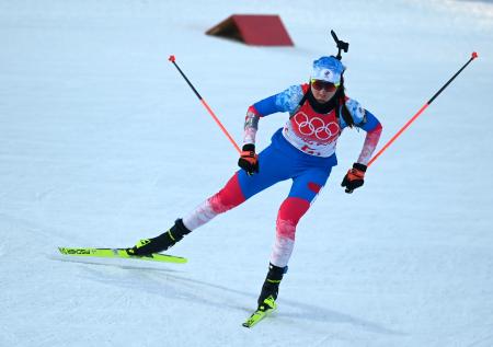 Сборная России по биатлону выиграла бронзу в смешанной эстафете на ОИ