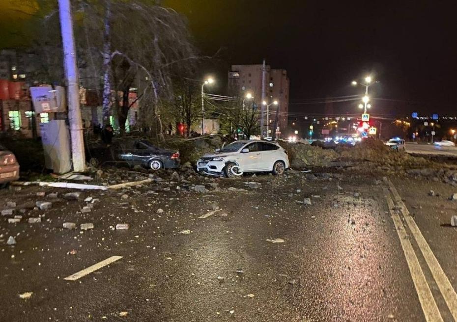 Последствия взрыва в Белгороде