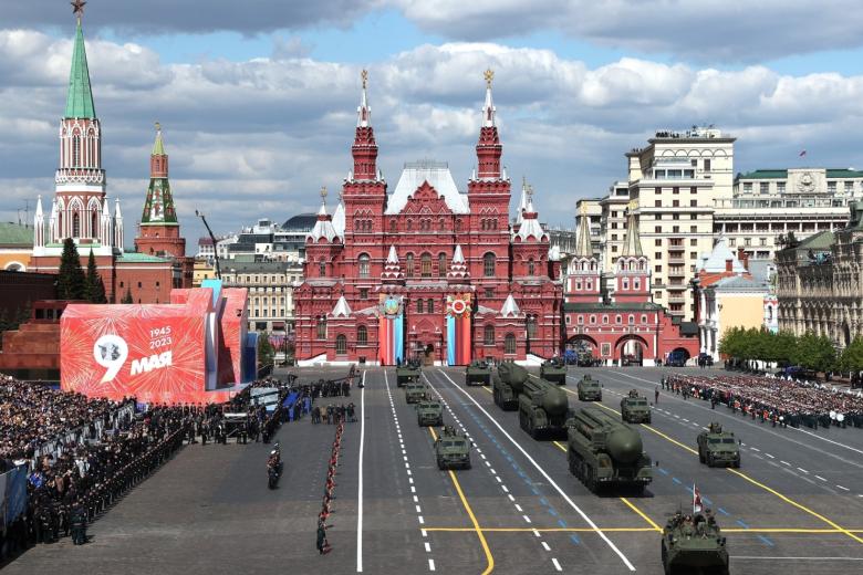 Военный парад в ознаменование 78-й годовщины победы в Великой Отечественной войне