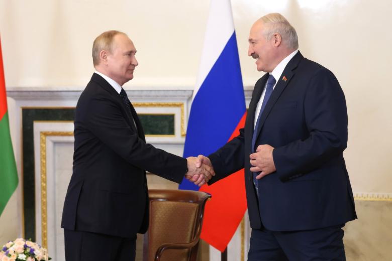 Владимир Путин и Александр Лукашенко