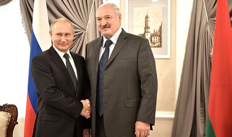 Владимир Путин и Александр Лукашенко