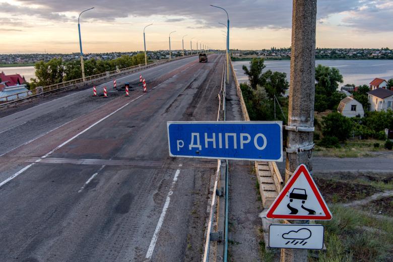 Антоновский мост в Херсоне