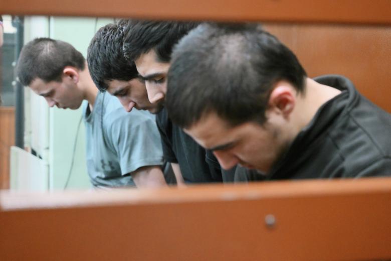 Фигуранты по делу о теракте в «Крокус сити холле» на заседании Басманного суда Москвы